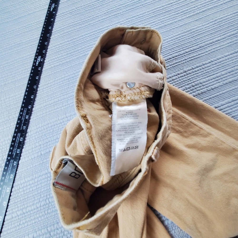 BDG Urban Outfitters Tan Khaki Cowboy Jean High Waisted Straight Leg Pants 28 - Picture 5 of 8
